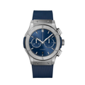 Chronograph 45 – Blue Dial | Titanium Case & Rubber Strap (Variant)