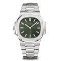 Integrated Classic 40 – Olive Green Dial | Steel Bracelet & Horizontal Texture