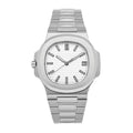 Integrated Classic 40 – White Dial | Steel Bracelet & Horizontal Texture