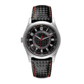 Modern Classic 40 – Blue Dial with Orange Accents | Silver Tone Case & Blue Fabric Strap