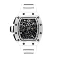 Skeleton Chronograph 44 – Openworked Dial | White Case & White Rubber Strap