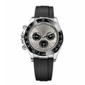 Chronograph 40 – Black Dial | Steel Case & Black Rubber Strap