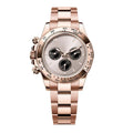 Chronograph 40 – Chocolate Dial | Rose Gold Tone Bracelet