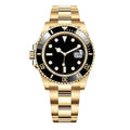 Diver 41 – Black Dial | Gold Tone Bracelet & Black Ceramic Bezel